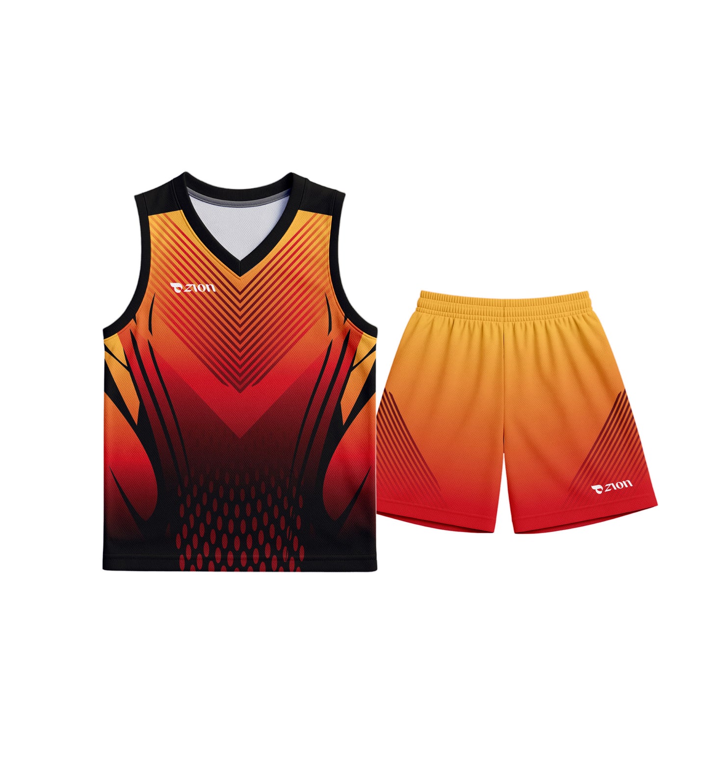 ZION Basketball Jersey BCS009 - Set / Top Only