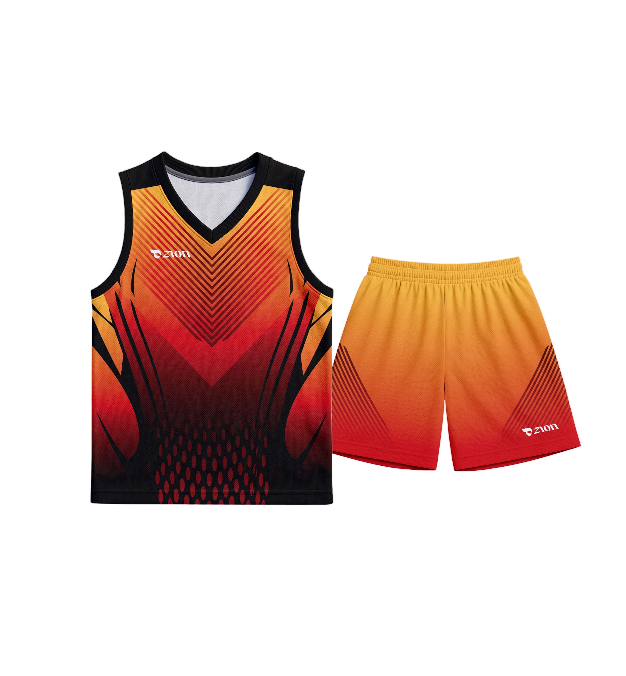ZION Basketball Jersey BCS009 - Set / Top Only