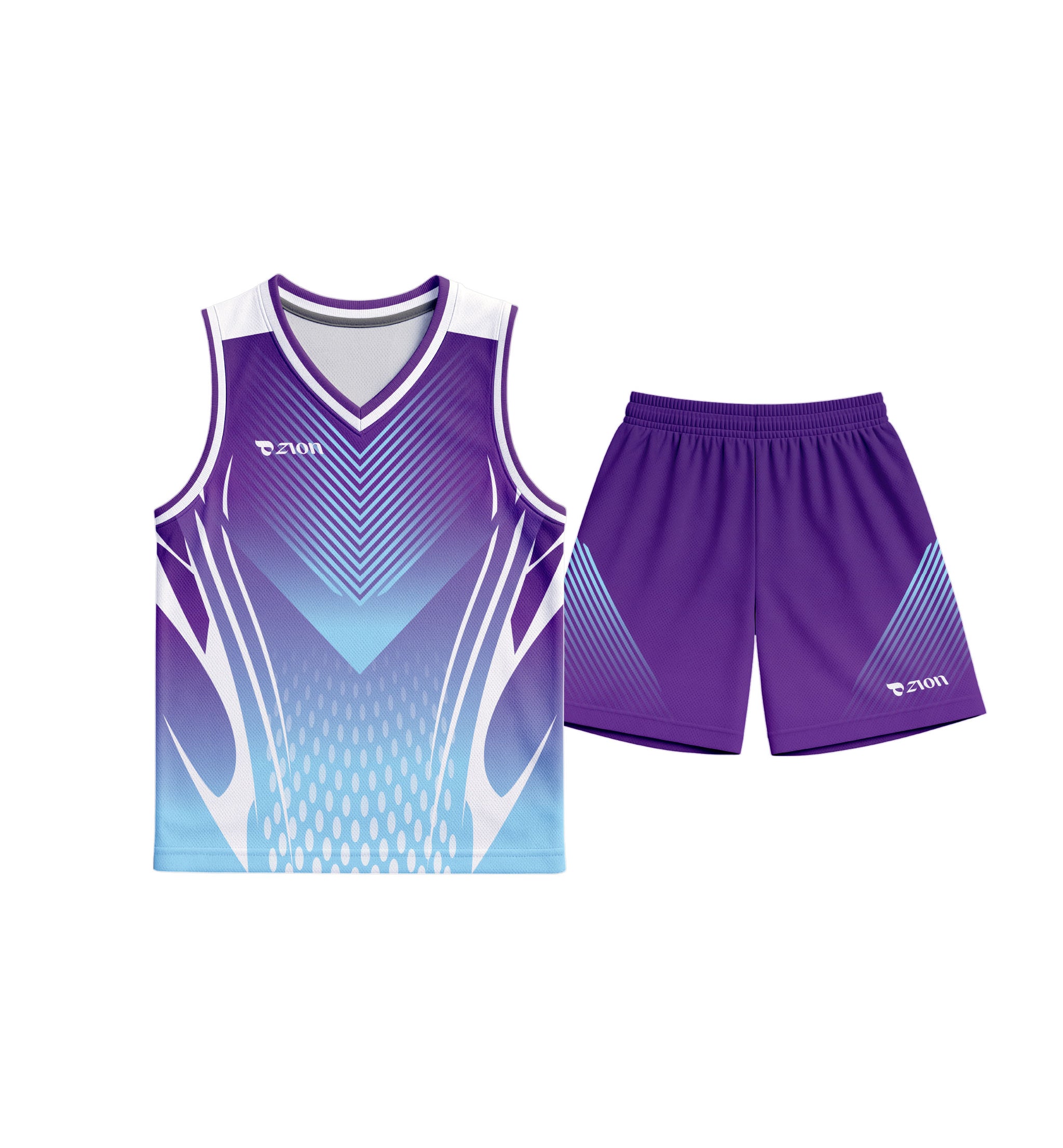 ZION Basketball Jersey BCS006 - Set / Top Only