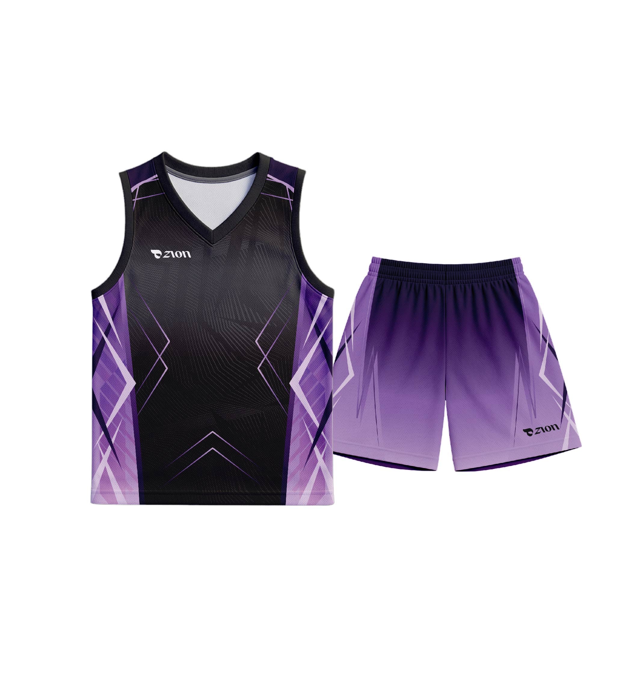 ZION Basketball Jersey BCS004 - Set / Top Only
