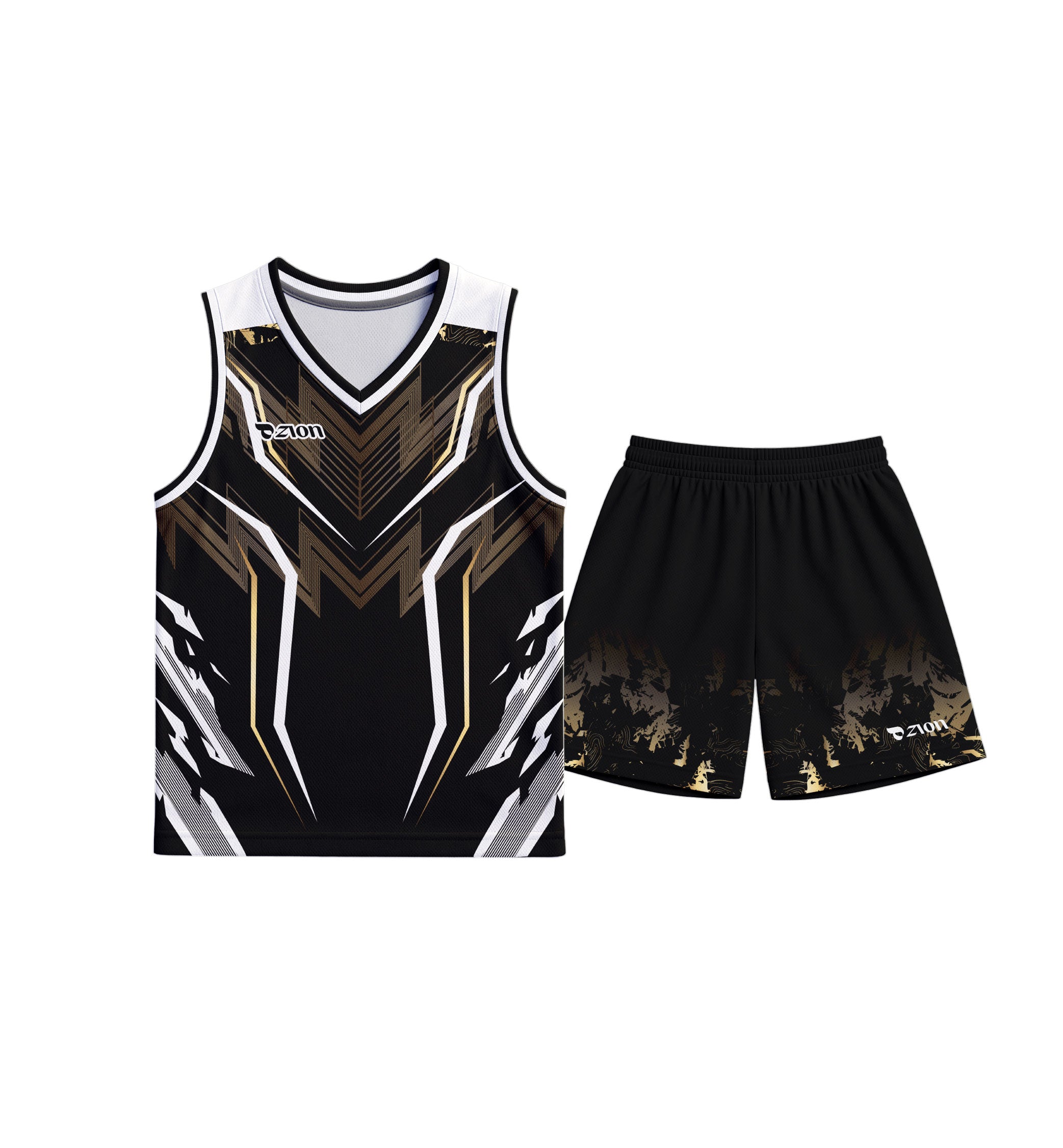 ZION Basketball Jersey BCS012 - Set / Top Only