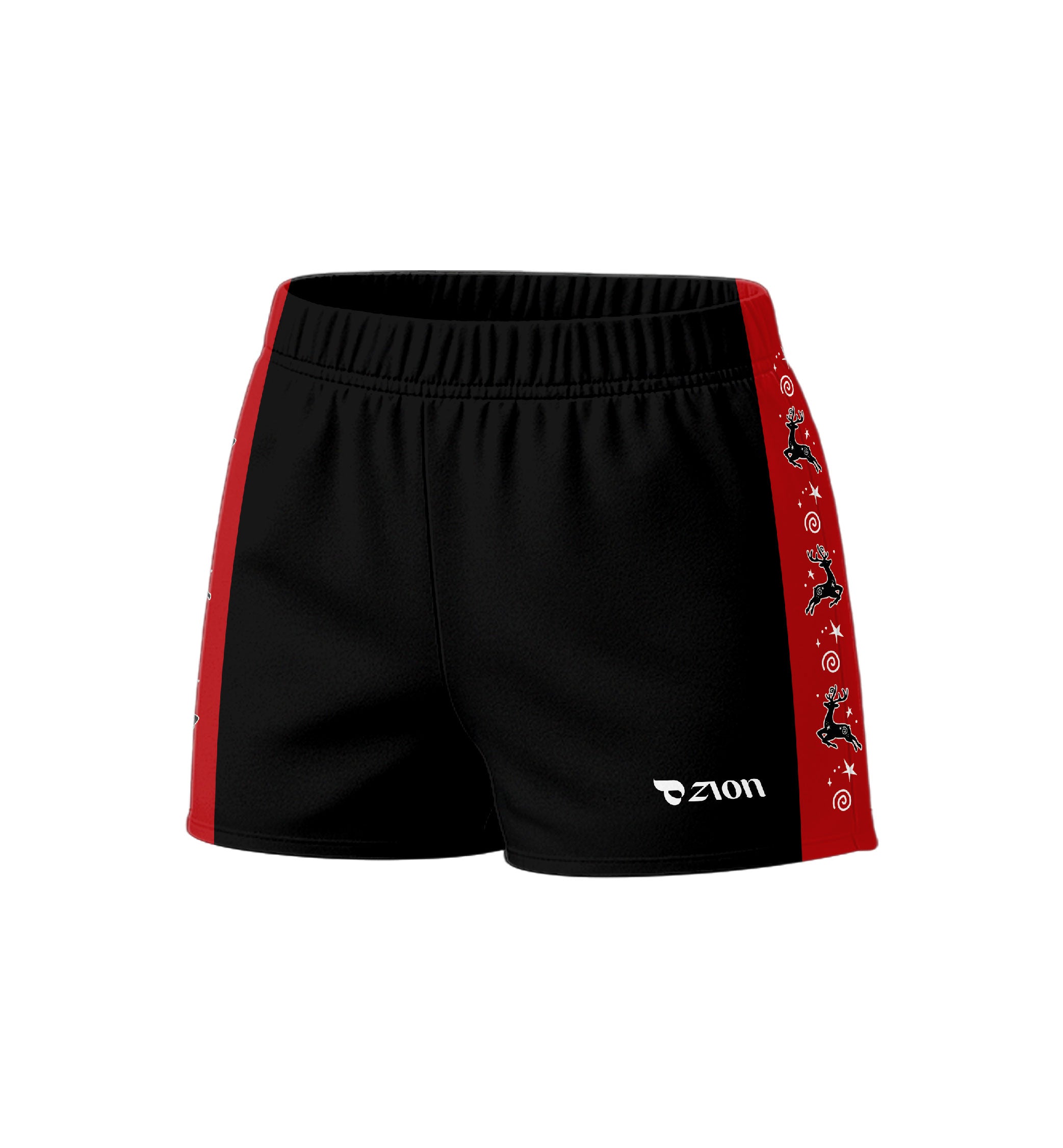 ZION Women Active Fit Shorts SSW001 Christmas Series 2025