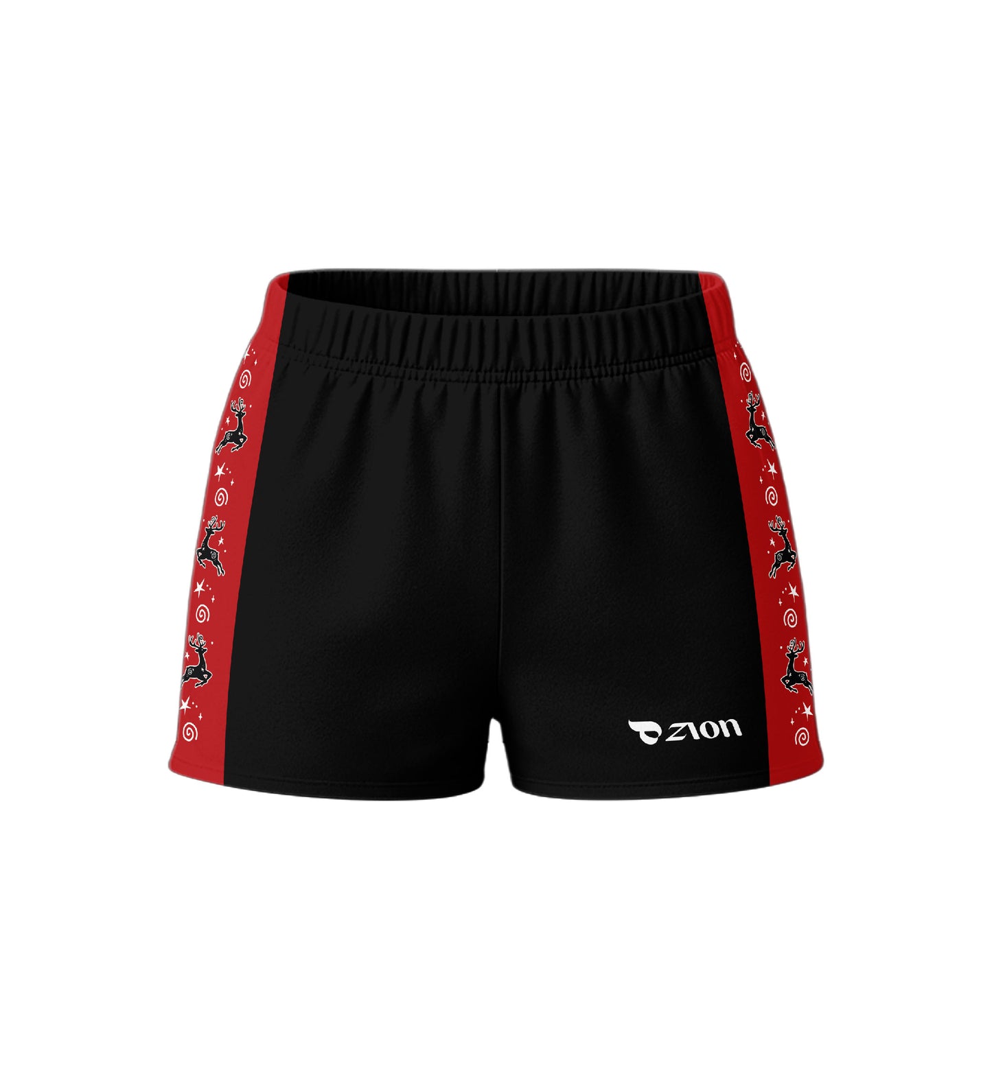 ZION Women Active Fit Shorts SSW001 Christmas Series 2025