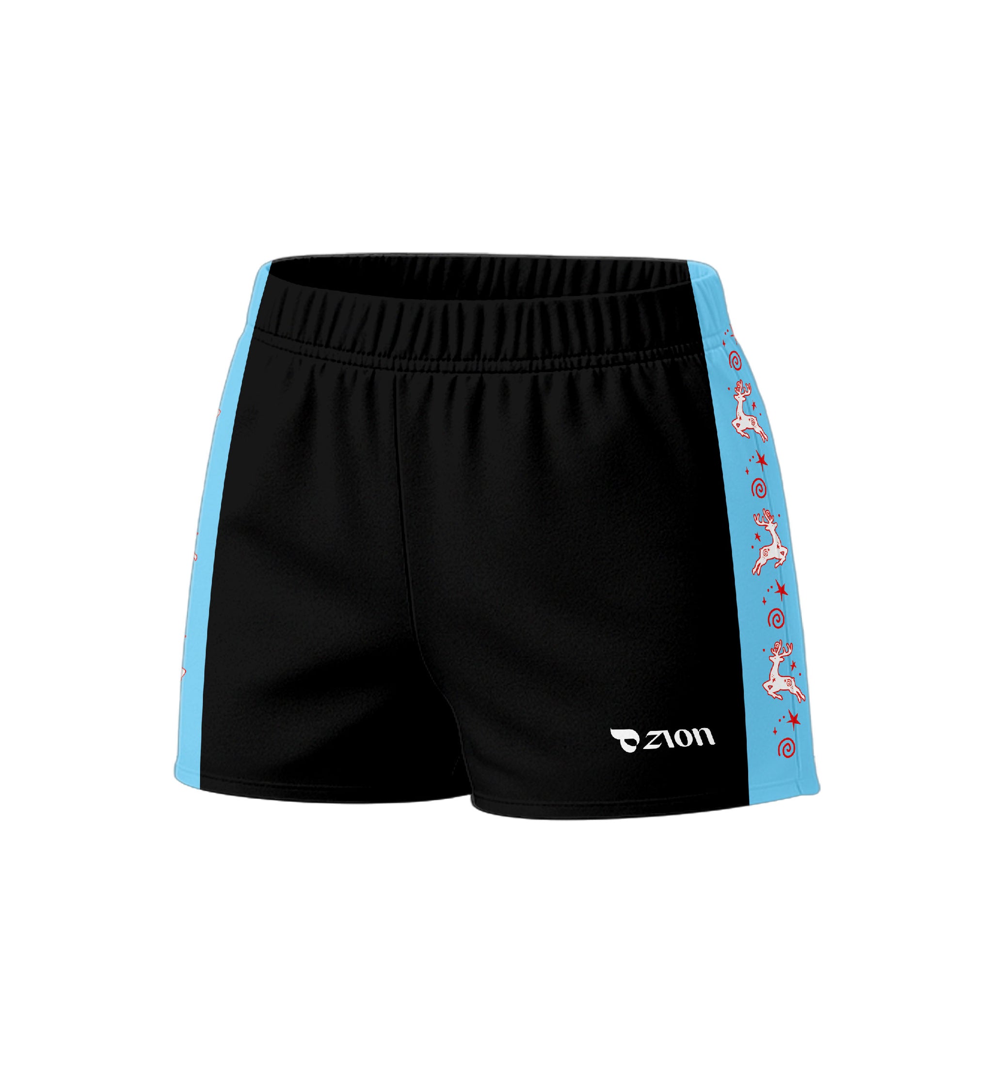 ZION Women Active Fit Shorts SSW002 Christmas Series 2025