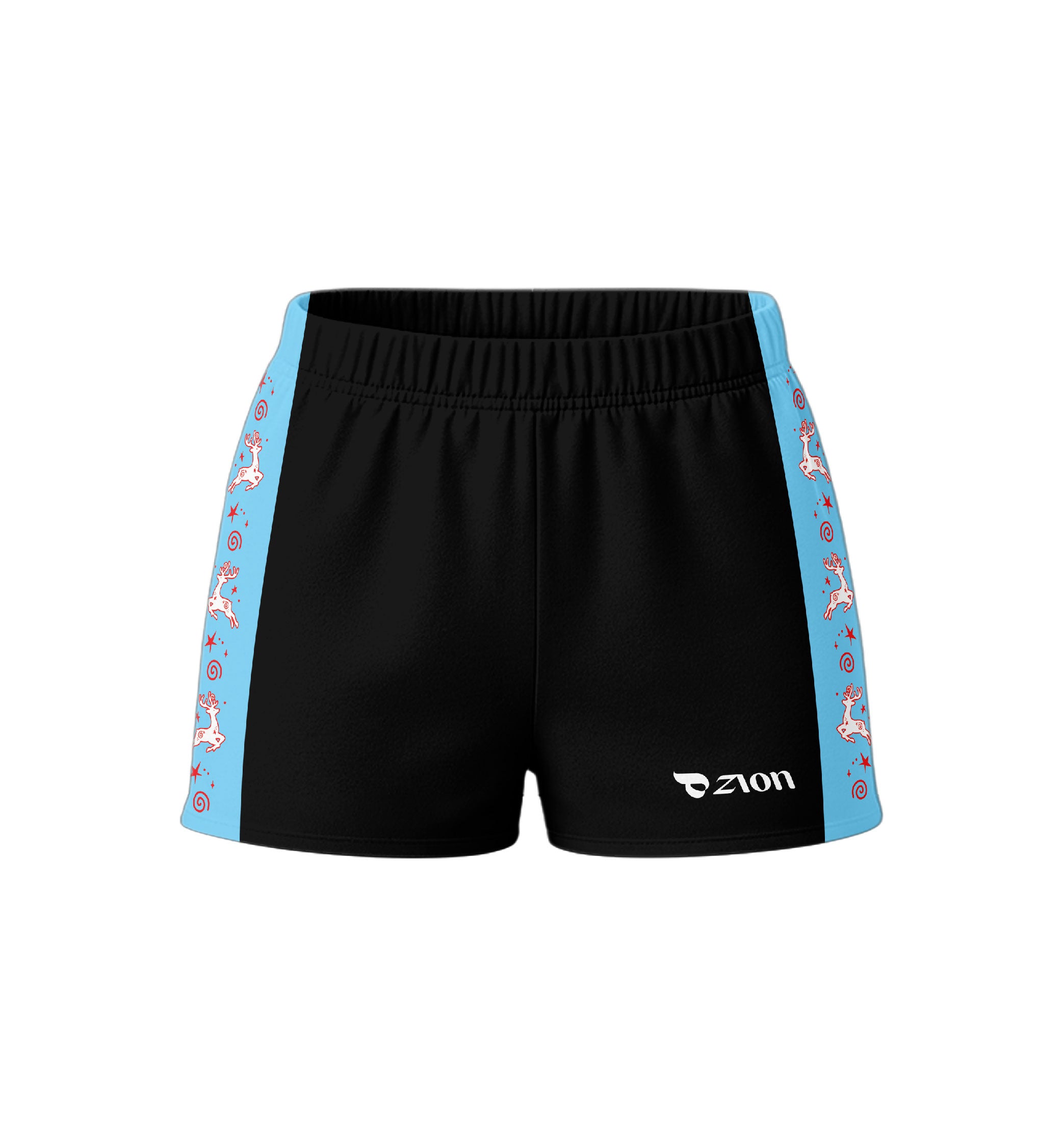 ZION Women Active Fit Shorts SSW002 Christmas Series 2025