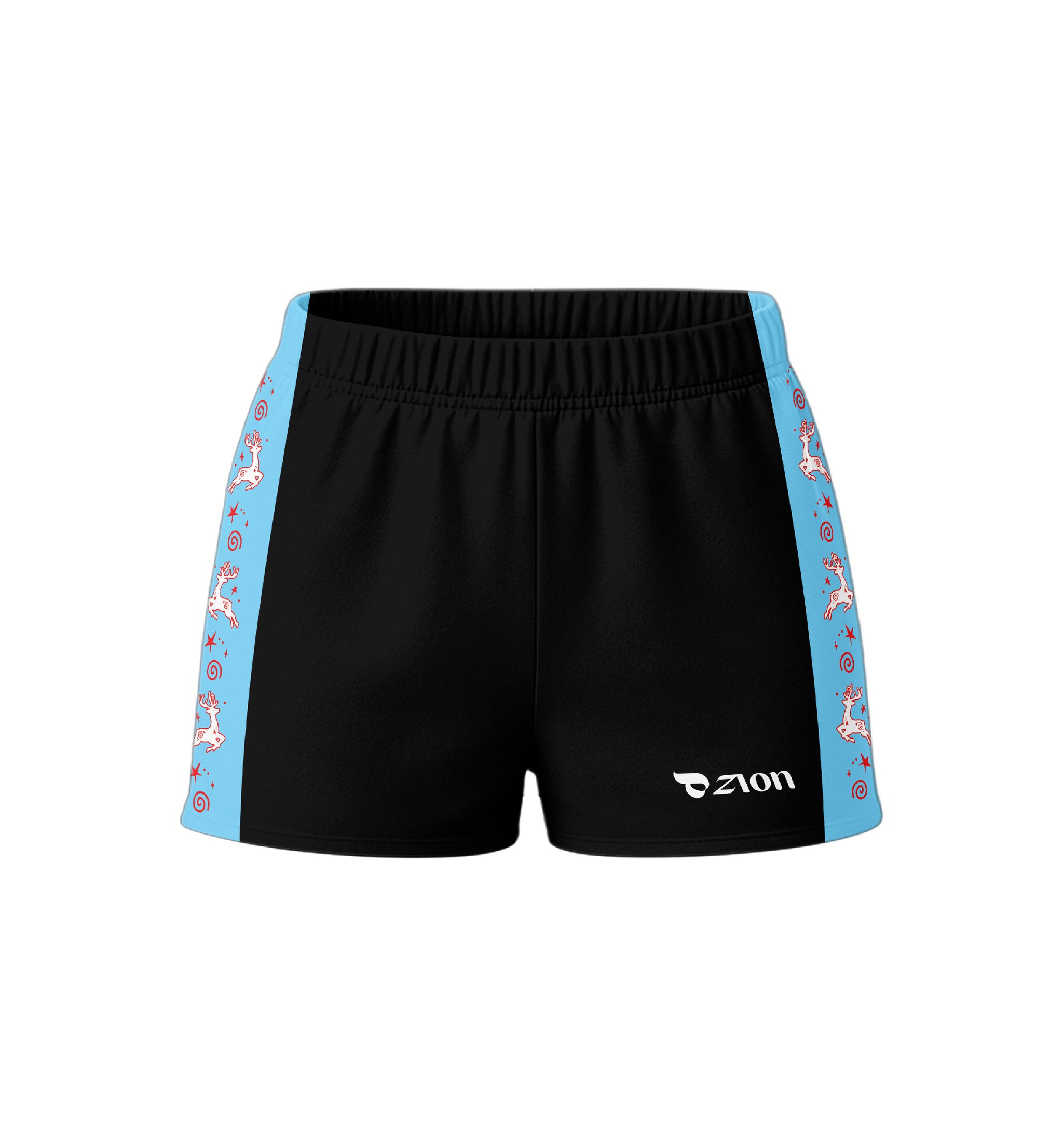 ZION Women Active Fit Shorts SSW002 Christmas Series 2025