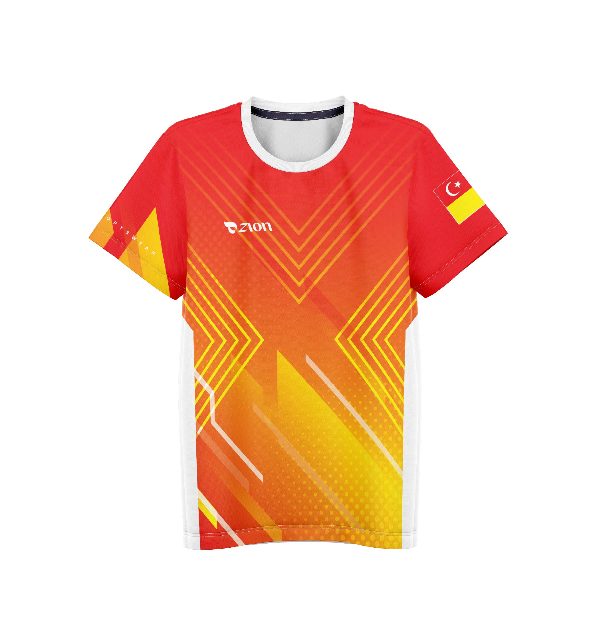 ZION Sublimation Jersey VSS031 Malaysia State Edition 2025 | Selangor