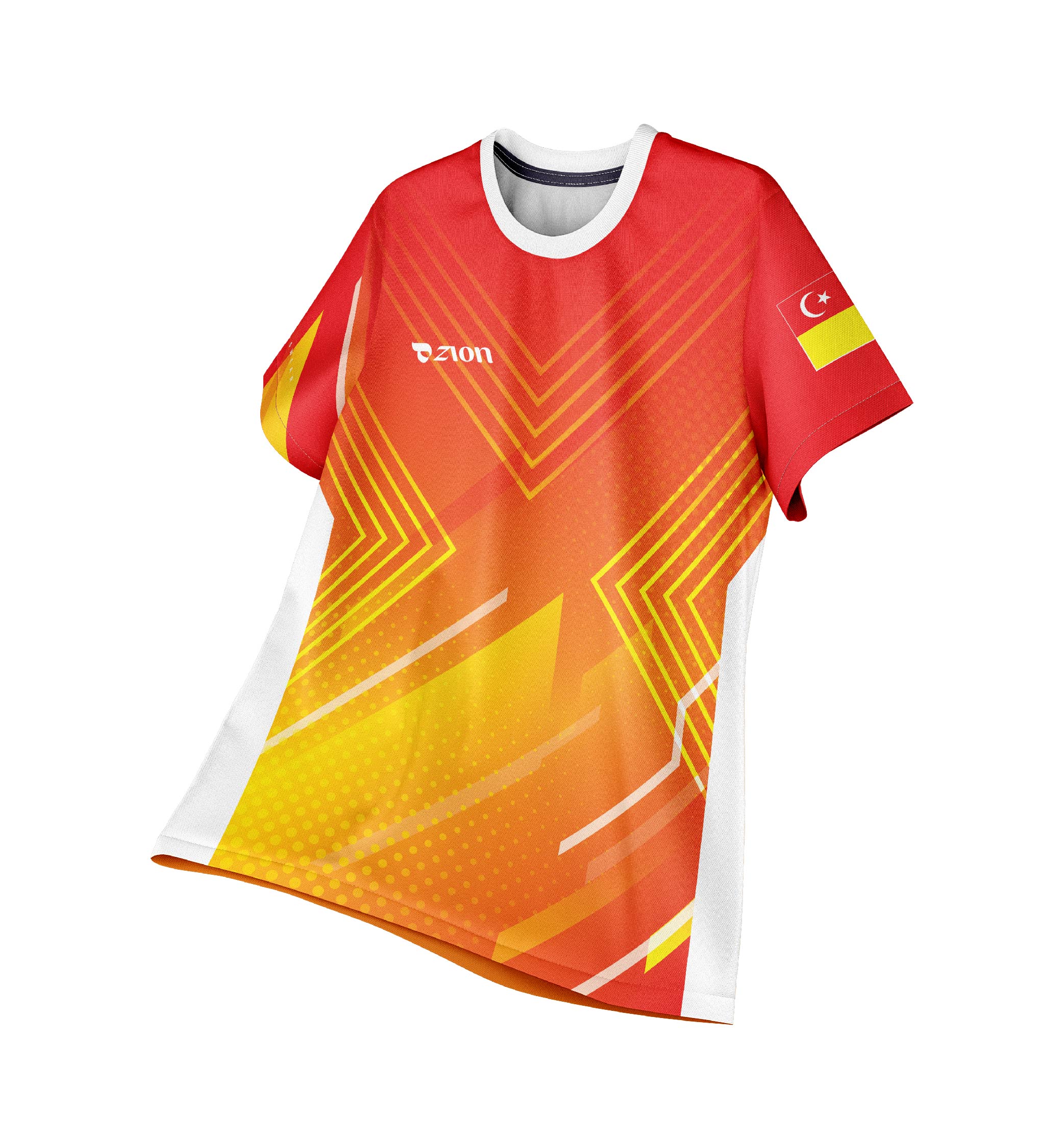 ZION Sublimation Jersey VSS031 Malaysia State Edition 2025 | Selangor